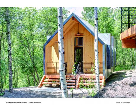 Girl Scout Cabins timber exterior